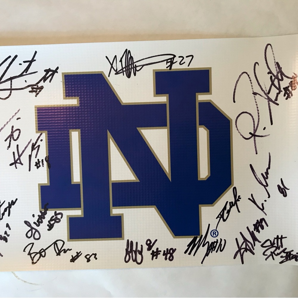 2011 CHAMPS BOWL FSU PLAYERS AUTOGRAPHED OFFICIAL BOWL BANNER - ONE OF A KIND